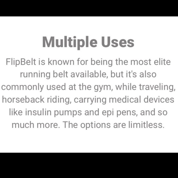 FlipBelt Zipper- Exercise Belt XL - Picture 5 of 5